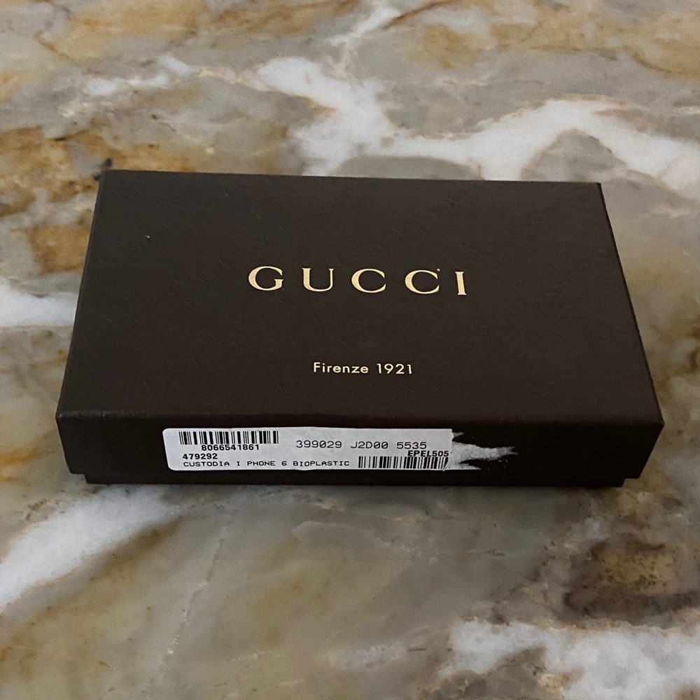 🧡 Gucci Dark Brown Box with Gold Logo